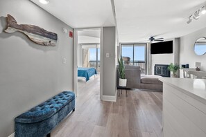 TV - Welcome to WATER POINTE II, your ideal oceanfront escape in North Myrtle Beach (North Myrtle Beach)
