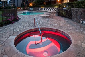 Indoor pool, outdoor pool