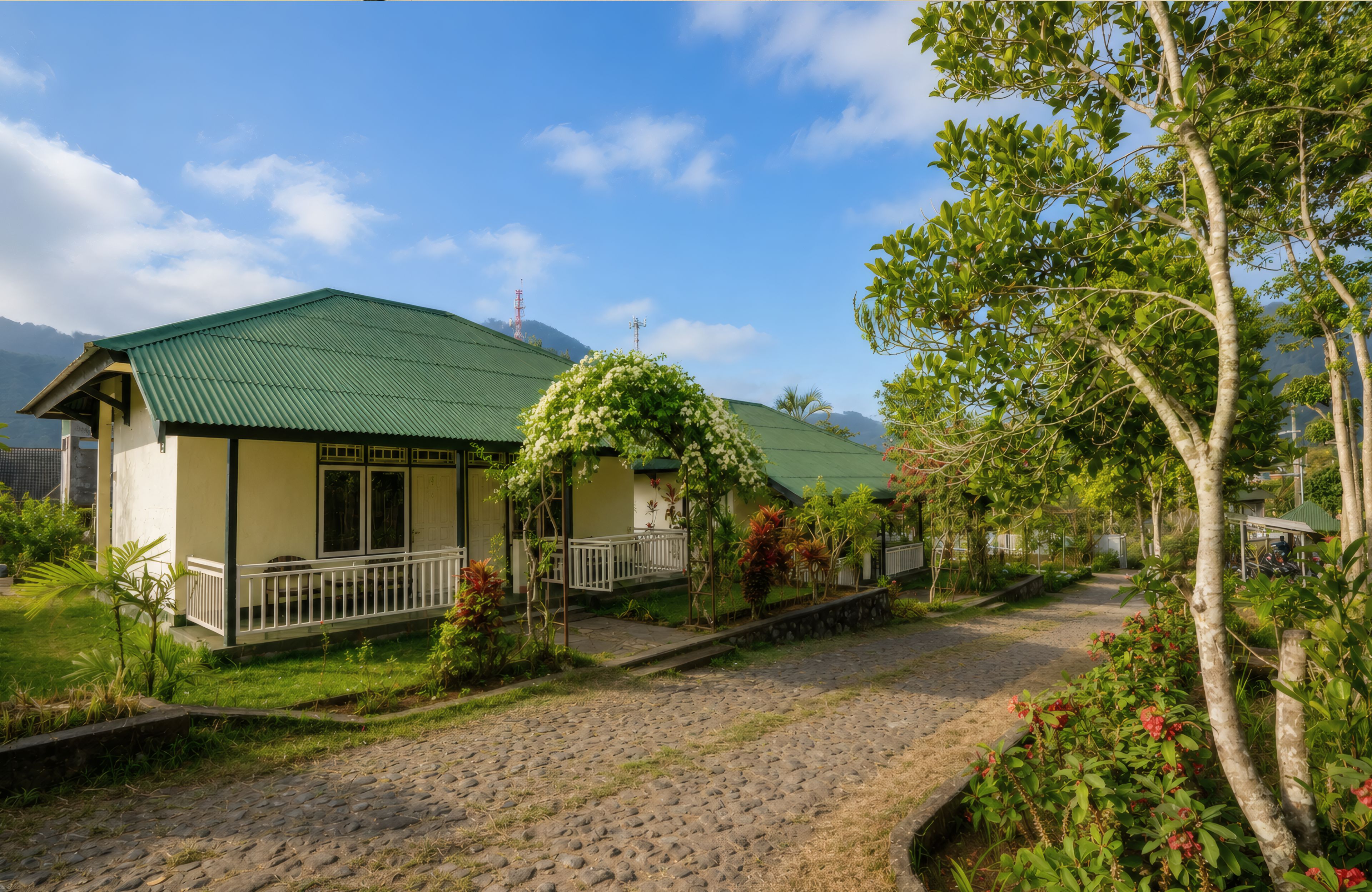 Fachada de la propiedad