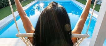 Private Villa Hacienda Verde with a Jacuzzi and Swimming Pool in Serres Greece