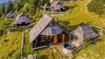 Chalet, 1 kamar tidur, hot tub, pemandangan gunung | Eksterior