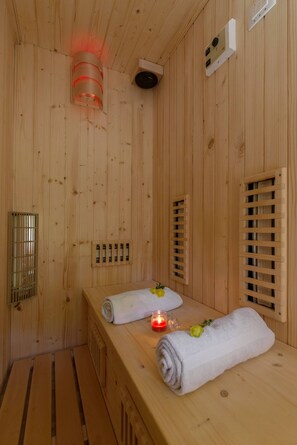 Chalet, 3 habitaciones, terraza, vistas a la montaña | Sauna