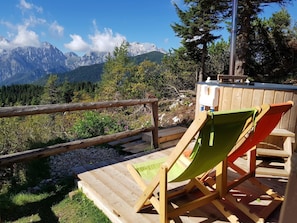 Chalet, 3 habitaciones, terraza, vistas a la montaña | Jardines del alojamiento