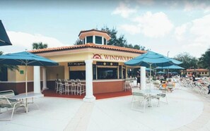 Leilighet, 2 soverom, balkong, utsikt mot innsjø | Utendørsservering