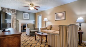 Condo, 1 Bedroom, Accessible, Balcony | Living area - Come Enjoy Wyndham's Patriot's Place (Williamsburg)