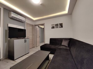 Appartement, 1 chambre, accessible aux personnes à mobilité réduite | Aire de séjour