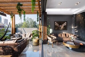 Terrace/patio - Luxurious Penthouse Best Design Award Top Location (Mexico City)