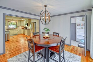 Dining - Spacious 5BR/3BA Home: Near I-10, Fenced Yard, Workspace! (Tallahassee)