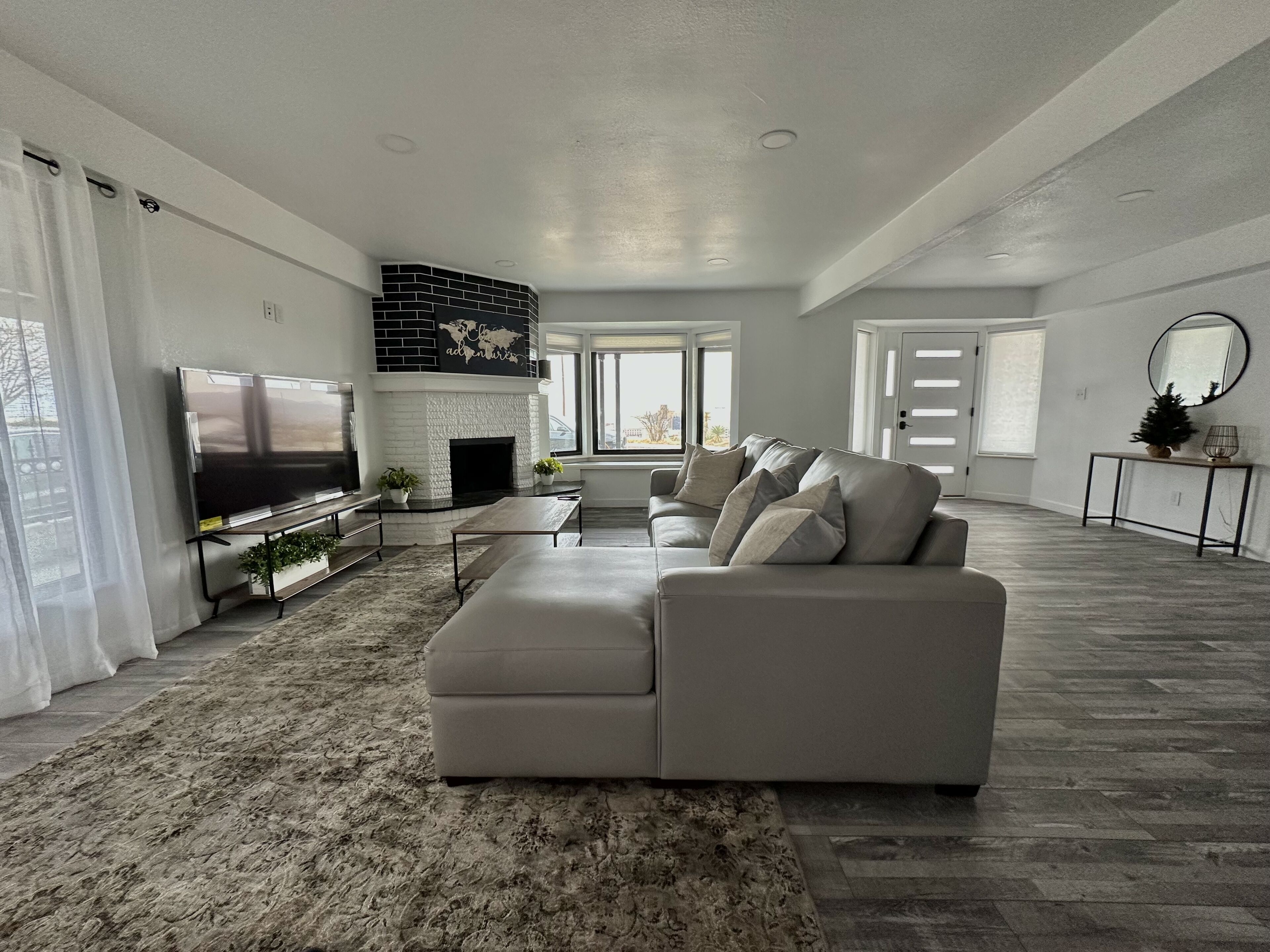 Beautiful home located in historic district overlooking downtown El Paso. 