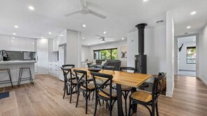 Dining - Casa on Orana is a freshly renovated three bedroom home centrally located 900m to town. (Bright)