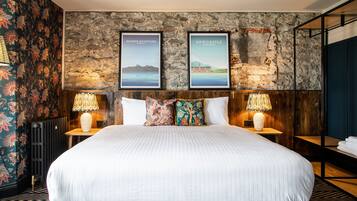 Rum - 1 queensize-säng | Skrivbord, mörkläggningsgardiner, ljudisolering och strykjärn/strykbräda