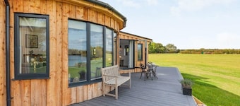Cosy Luxury Lakeside Lodge, surrounded by amazing views and countryside.
