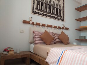 エコノミー アパートメント 1 ベッドルーム バルコニー ビーチサイド | 1 室のベッドルーム、旅行用ベビーベッド、WiFi