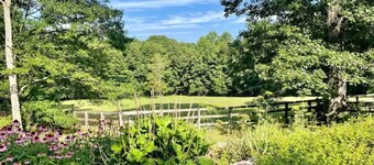 5-bedroom modern farmhouse with heated gunite pool
