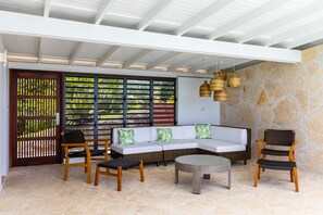 Terrace/patio - Stunning Clifftop Villa with Infinity Pool (Westerhall Land Settlement)