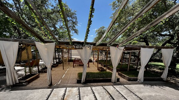 Overnattingsstedets uteområder