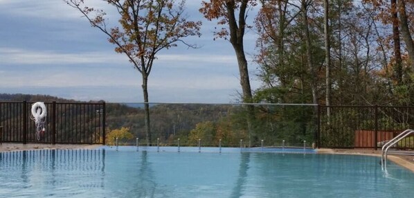 Indoor pool, a heated pool