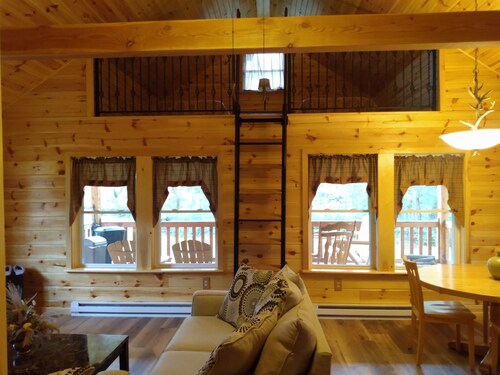 Located in the Finger Lakes a cabin in the country w/ trails & fishing 
