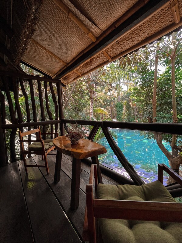 Panoramic Cabin | Balcony - Jardín Secreto Centro Holístico (Acapulco)