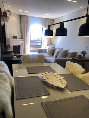 Departamento Deluxe | Área de sala de estar