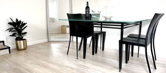 Hip and chic one bedroom apartment.