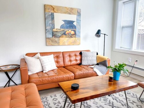 Hip and chic one bedroom apartment.