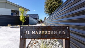 A street sign for 21 Maryburn Rd. - The Green Room Maryburn Magic (Twizel)