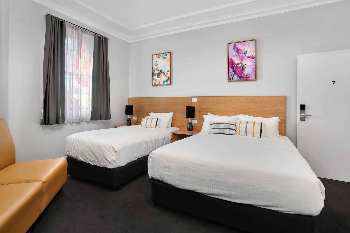 Pillow-top beds, in-room safe, desk, iron/ironing board