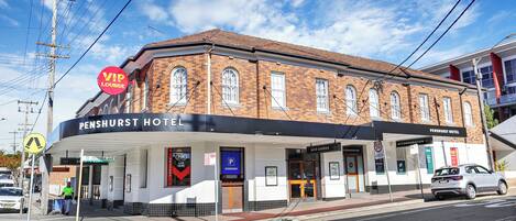 Façade de l’hébergement