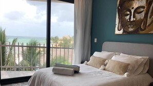 Appartement | 3 chambres, coffres-forts dans les chambres, rideaux occultants