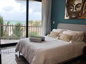 3 bedrooms, in-room safe, blackout drapes, iron/ironing board - Deluxe Aparment Whit Beach & Ocean View (Playa del Carmen)