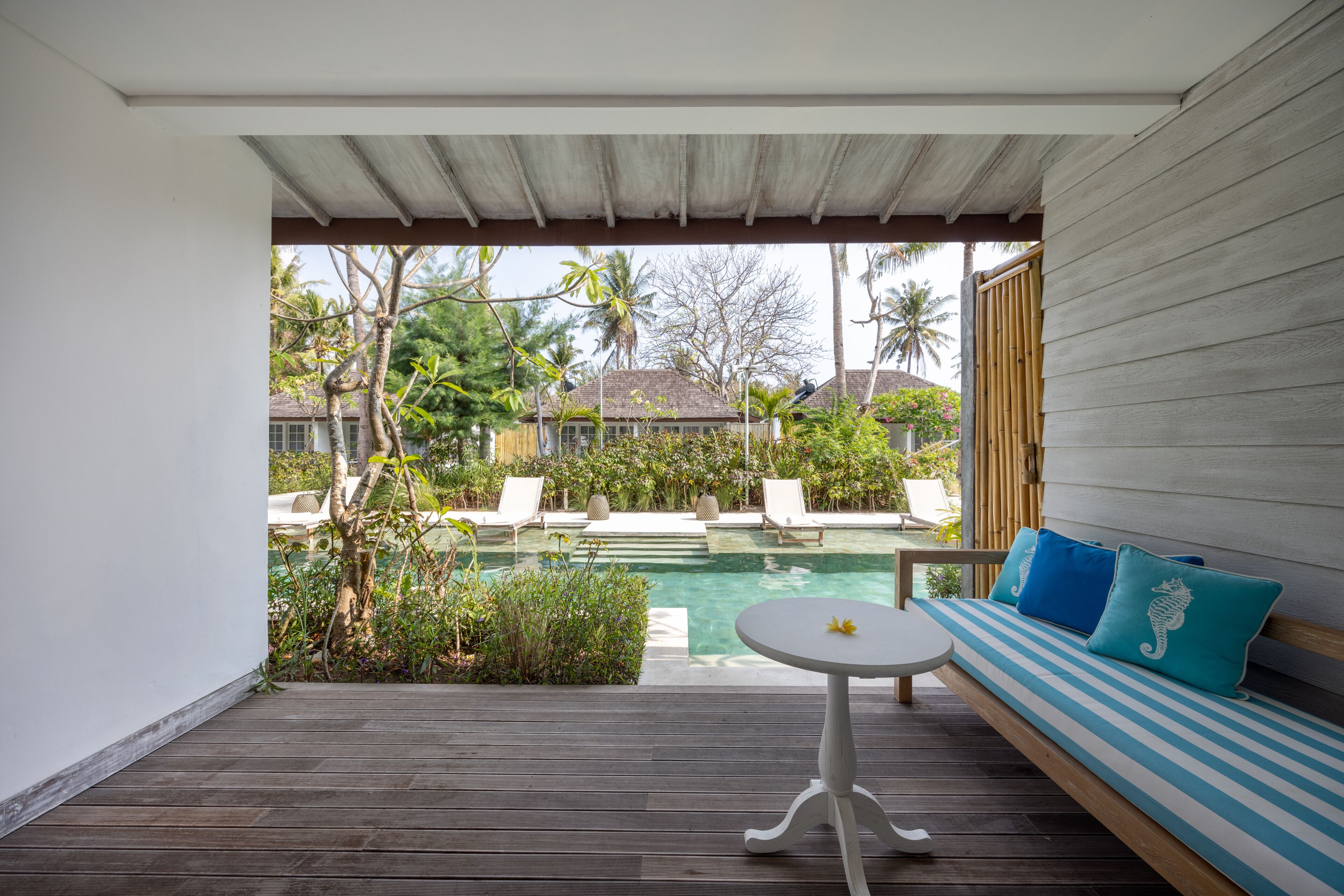 Suite with Pool Access with Daily Afternoon Tea | Minibar, in-room safe, desk, laptop workspace