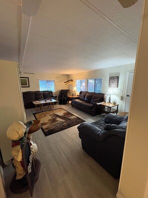 Smart TV, livros, biblioteca musical, videoteca