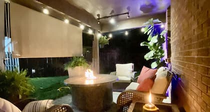 Elegant Three Bedroom Home with Patio and Fireplace