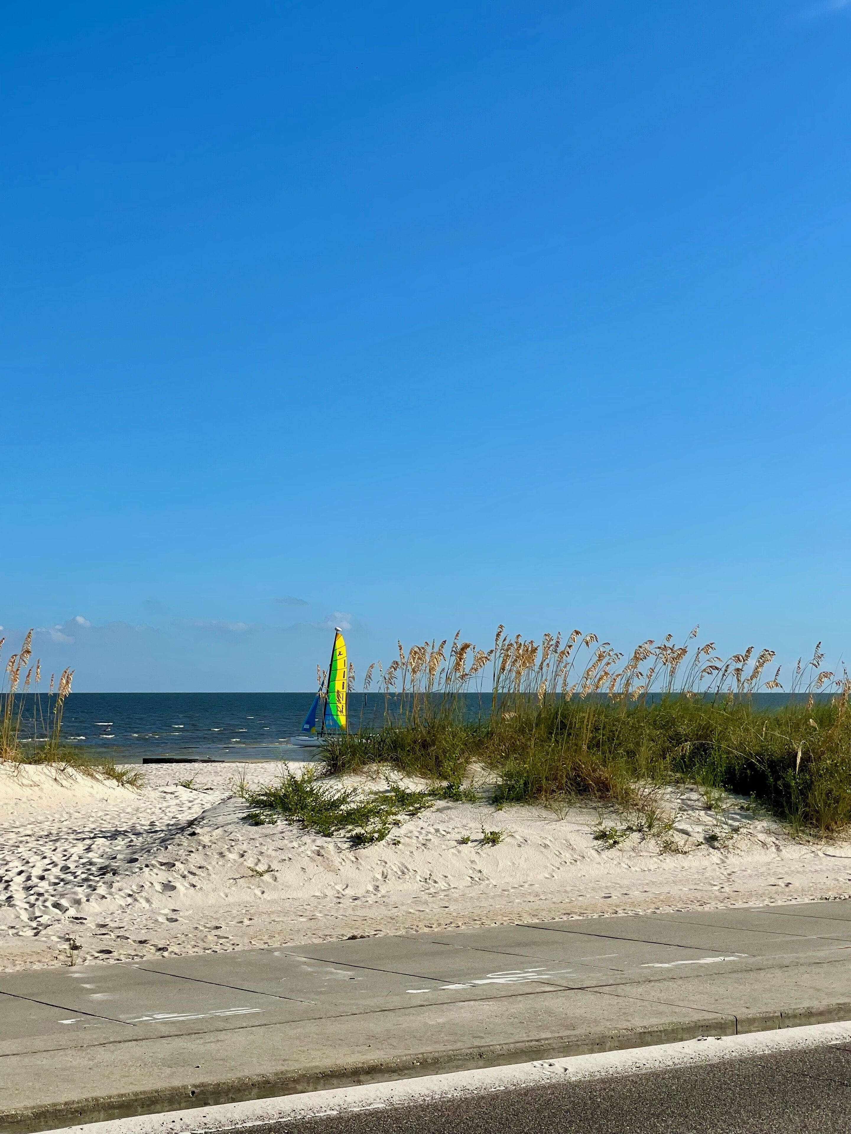 In Strandnähe, Liegestühle, Strandtücher