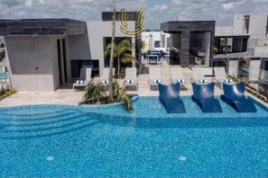 Outdoor pool - Wanderfull Martina Studio near 5th av (Playa del Carmen)