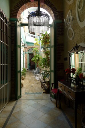 Classic Room, 1 Queen Bed, Courtyard View, Tower | Terrace/patio