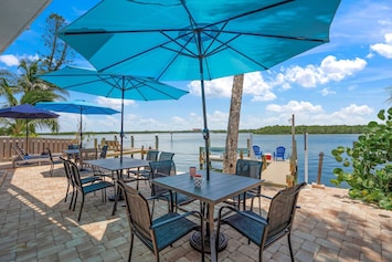 Communal Patio and Dock Area (access is outside of the unit, no direct access)