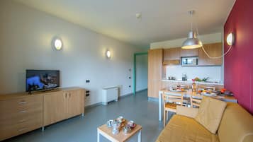 TV màn hình phẳng 21-inch có truyền hình cáp, TV