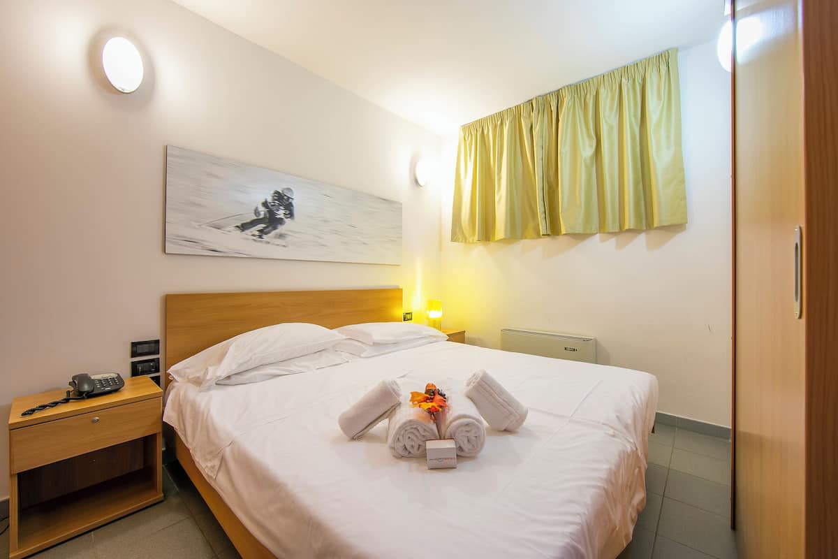 1 makuuhuone, vuodevaatteet