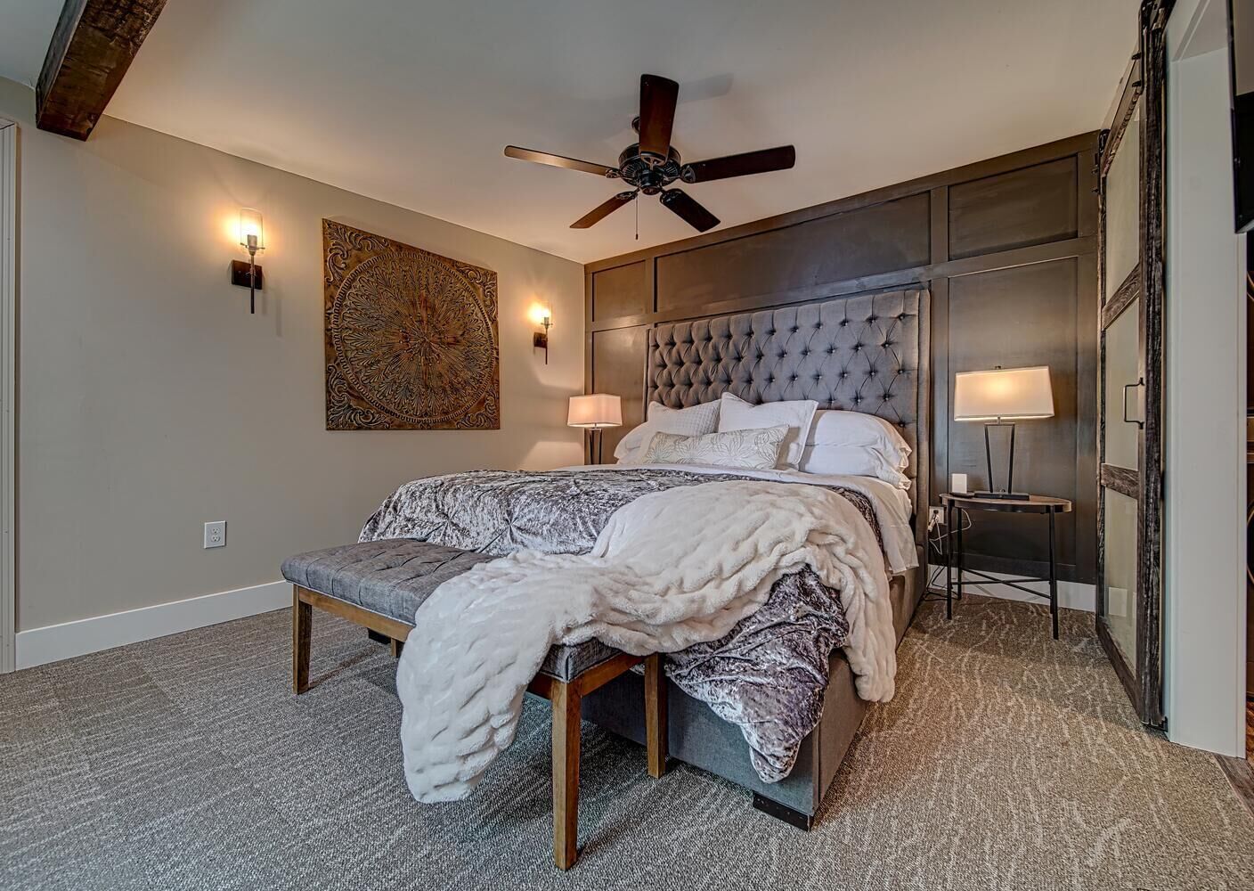 1 bedroom, iron/ironing board, travel crib, free WiFi