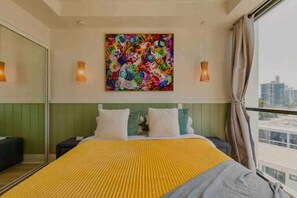 1 chambre, fer et planche à repasser, Wi-Fi, literie fournie