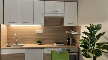 Studio | Private kitchen | Mini-fridge, microwave, oven, stovetop