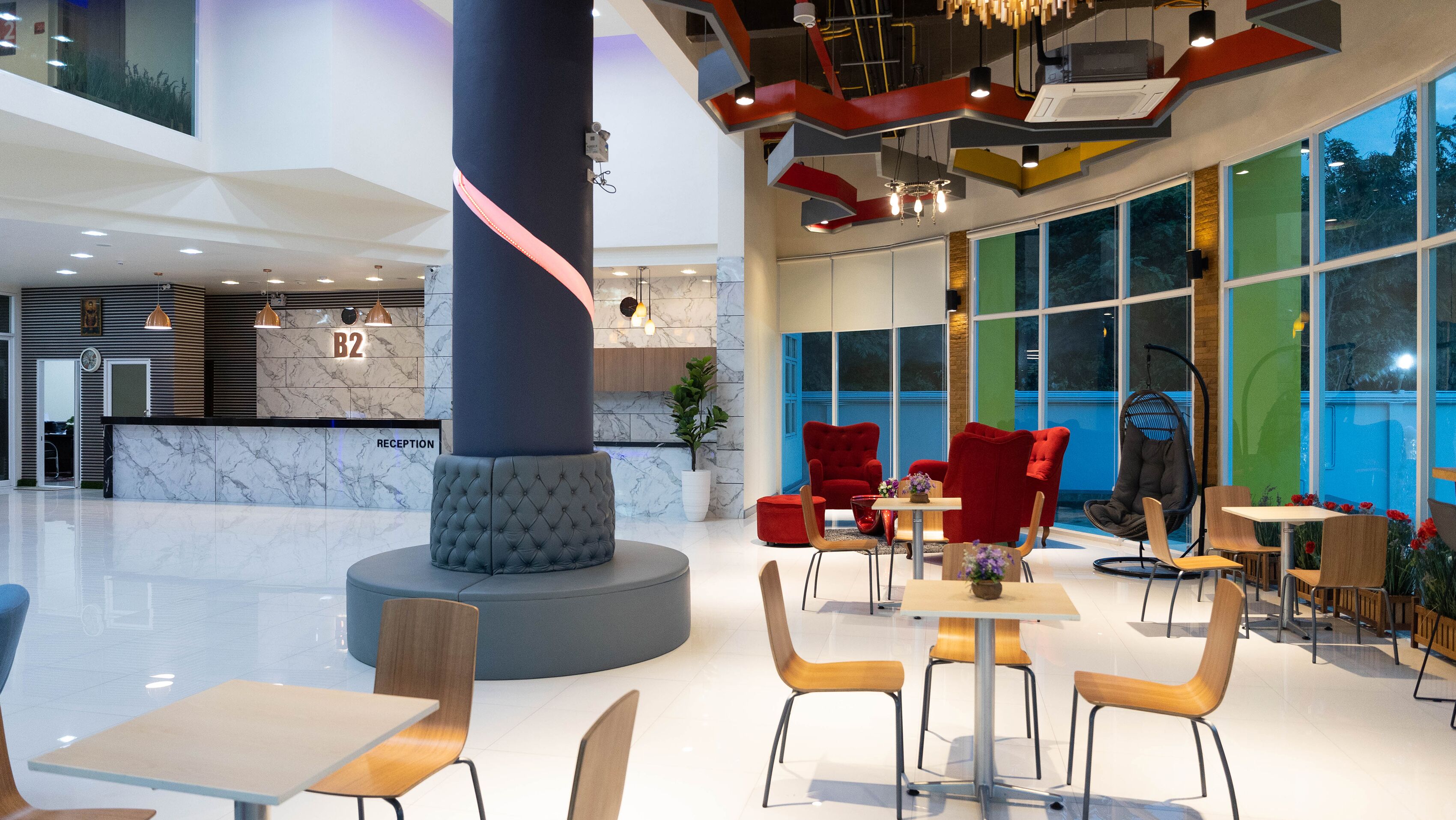 Lobby sitting area