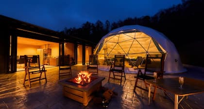 Panoramic Mt. Fuji Views from All Rooms â VISION GLAMPING Resort & Spa YAMANAKAKO