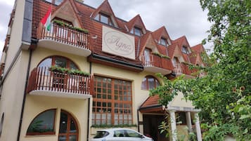 Fassade der Unterkunft