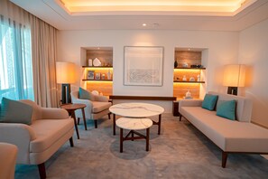 Exclusive Villa | Living area | Heated floors - The Address Villas (Al Aqah)