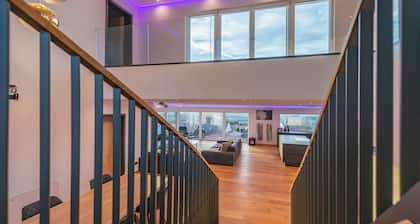 Modern villa with whirlpool and home theater