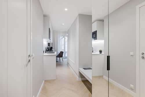 Roomy Apartment | 1 Bedroom | Pillowtop beds, laptop workspace, free WiFi, bed sheets