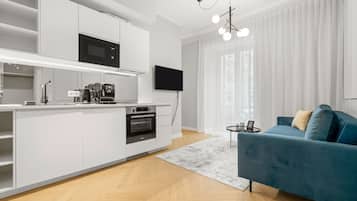 Family Suite | 2 Bedrooms | Özel mutfak | Tam boy buzdolabı, mikrodalga fırın, bulaşık makinesi